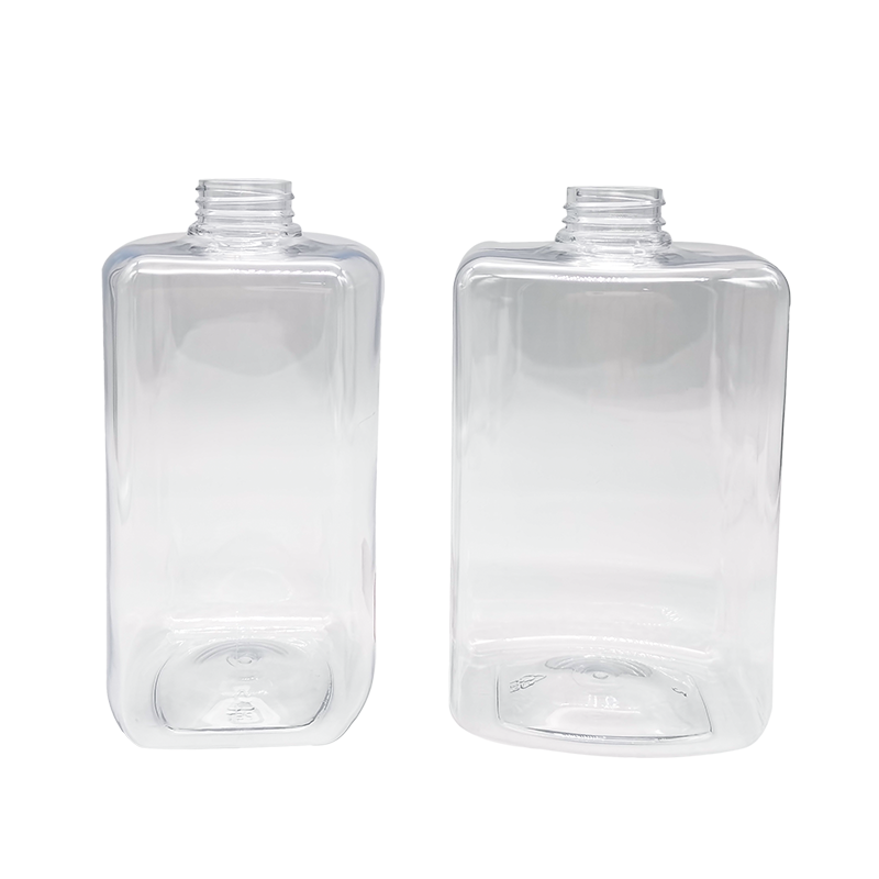 Flacon de loțiune cu gel de duș șampon pătrat transparent