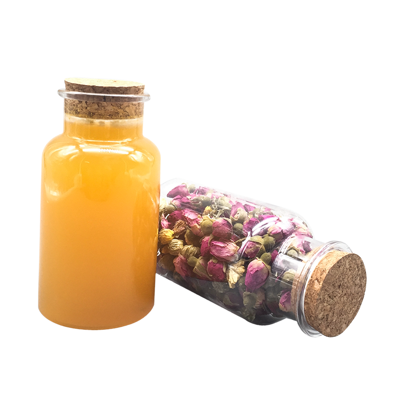 Sticla de suc de băutură fructe uscate flori de ceai cutie