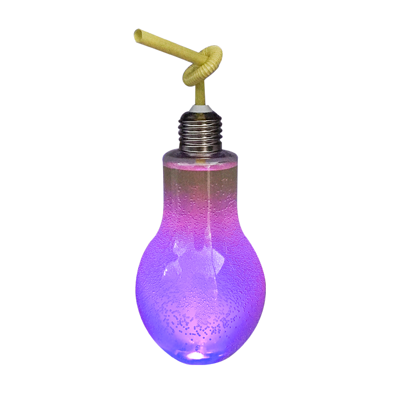 LED Lightning Lightning Bulb Sticla de ceai cu lapte
