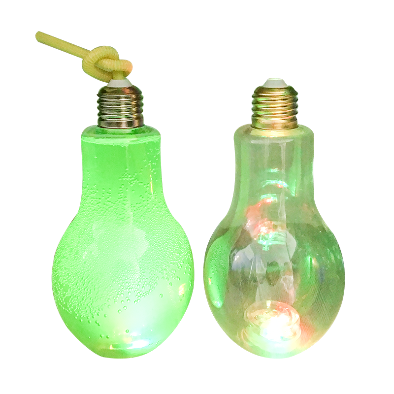 LED Lightning Lightning Bulb Sticla de ceai cu lapte